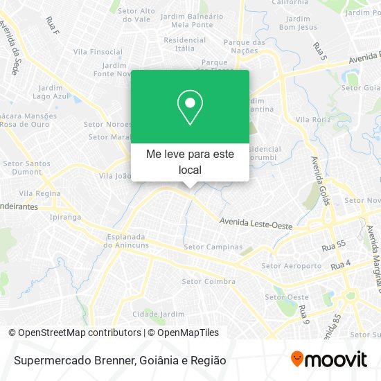 Supermercado Brenner mapa