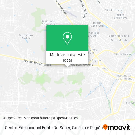 Centro Educacional Fonte Do Saber mapa