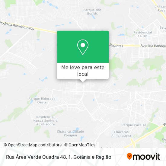 Rua Área Verde Quadra 48, 1 mapa
