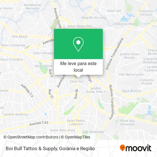 Boi Bull Tattoo & Supply mapa