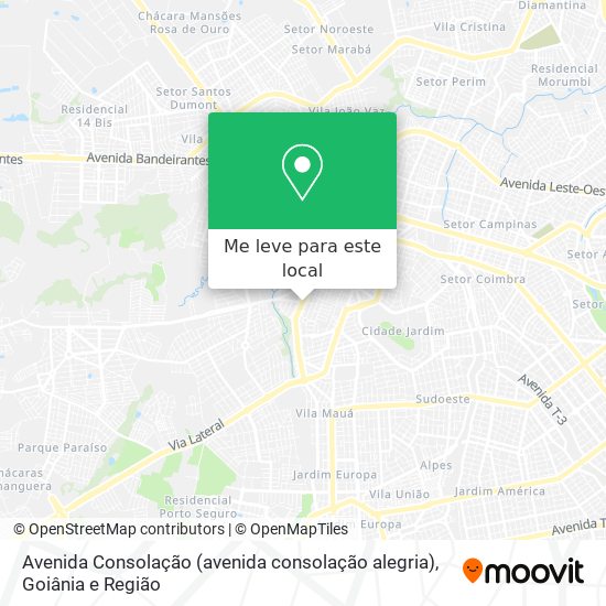 Avenida Consolação (avenida consolação alegria) mapa