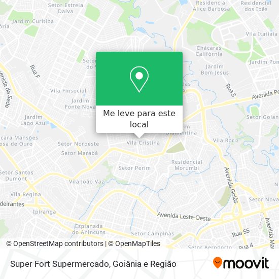 Super Fort Supermercado mapa