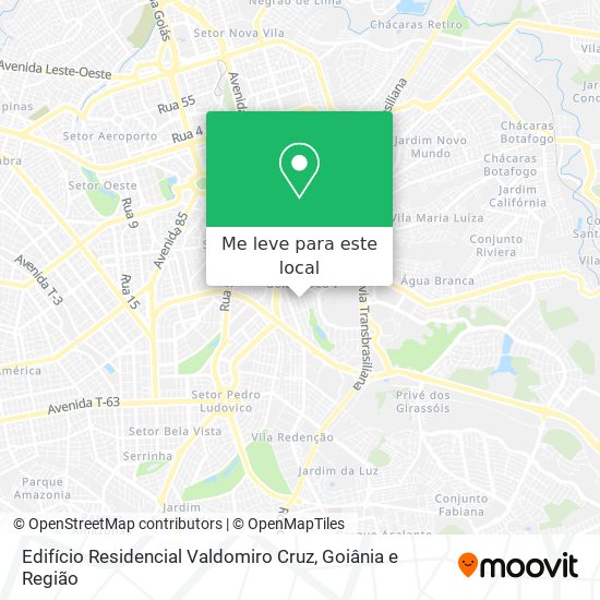 Edifício Residencial Valdomiro Cruz mapa