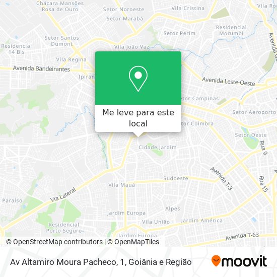 Av Altamiro Moura Pacheco, 1 mapa