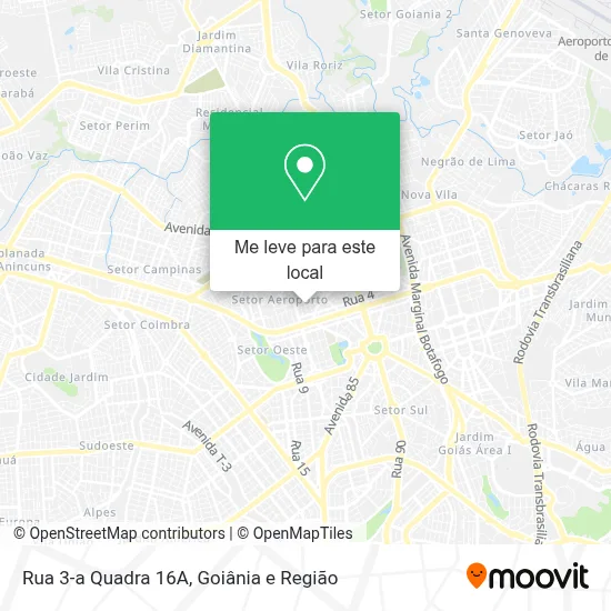 Rua 3-a Quadra 16A mapa