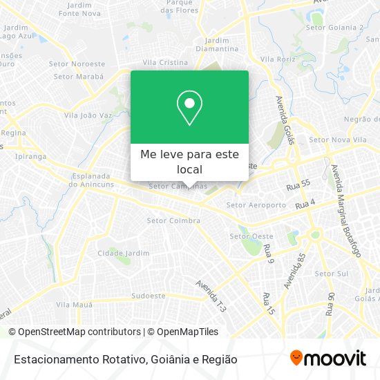 Estacionamento Rotativo mapa