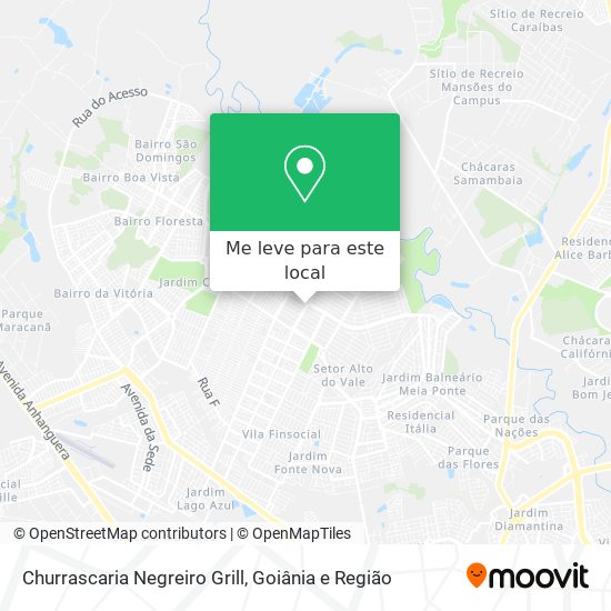 Churrascaria Negreiro Grill mapa