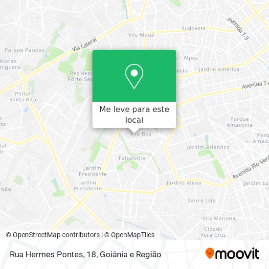 Rua Hermes Pontes, 18 mapa
