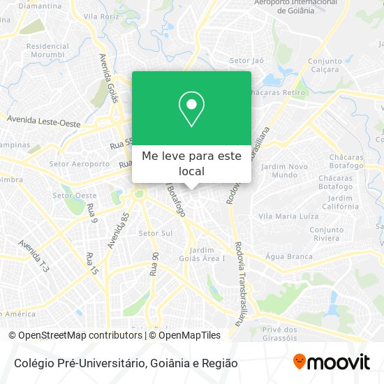 Colégio Pré-Universitário mapa