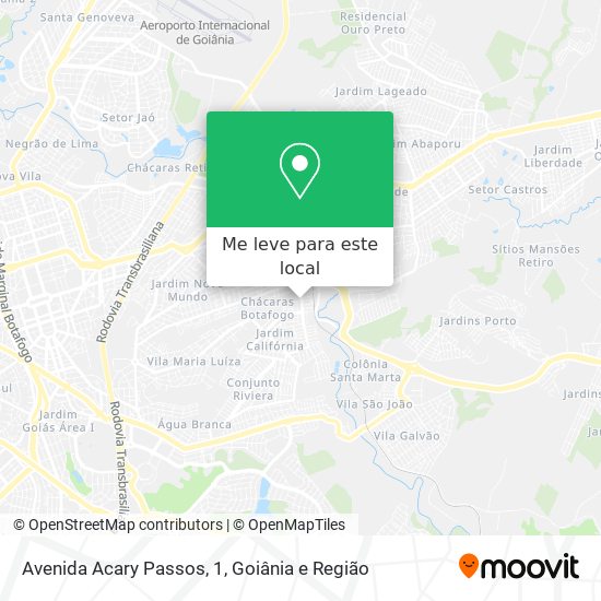 Avenida Acary Passos, 1 mapa