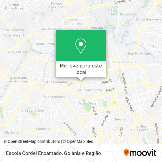 Escola Cordel Encantado mapa
