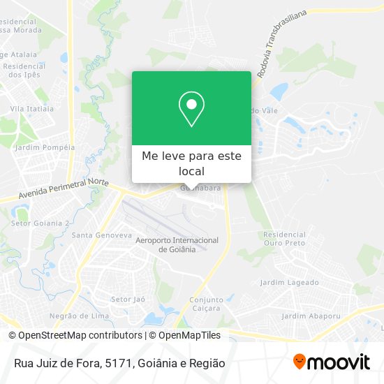 Rua Juiz de Fora, 5171 mapa