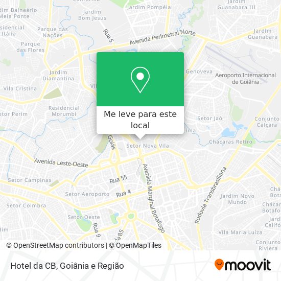 Hotel da CB mapa