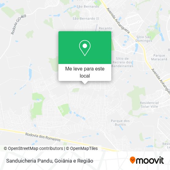 Sanduicheria Pandu mapa