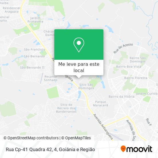 Rua Cp-41 Quadra 42, 4 mapa