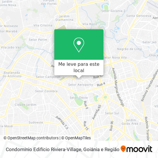 Condomínio Edifício Riviera-Village mapa