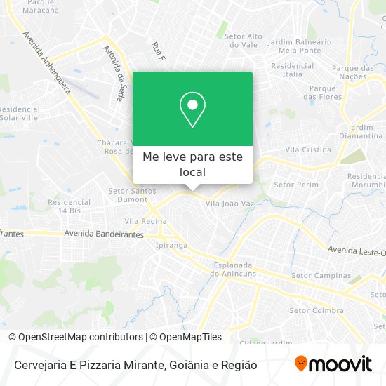 Cervejaria E Pizzaria Mirante mapa
