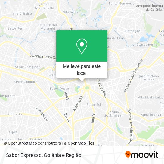 Sabor Expresso mapa