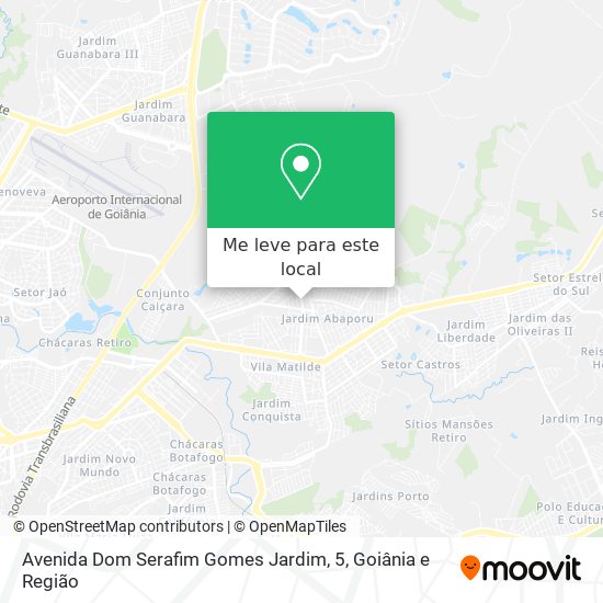Avenida Dom Serafim Gomes Jardim, 5 mapa