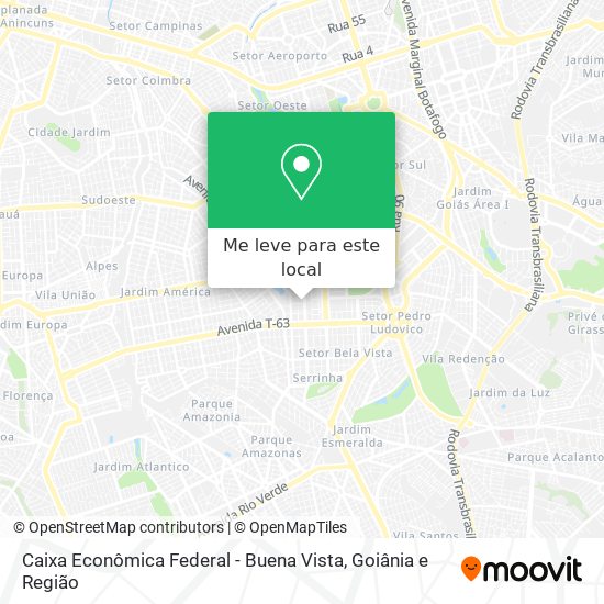 Caixa Econômica Federal - Buena Vista mapa
