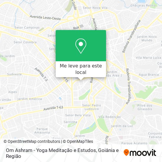 Om Ashram - Yoga Meditação e Estudos mapa