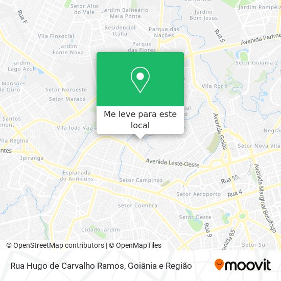 Rua Hugo de Carvalho Ramos mapa