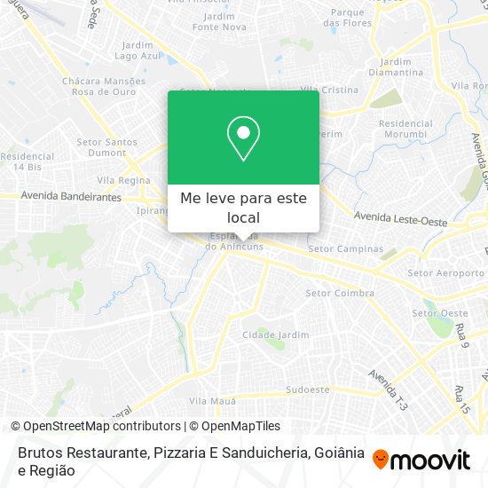 Brutos Restaurante, Pizzaria E Sanduicheria mapa