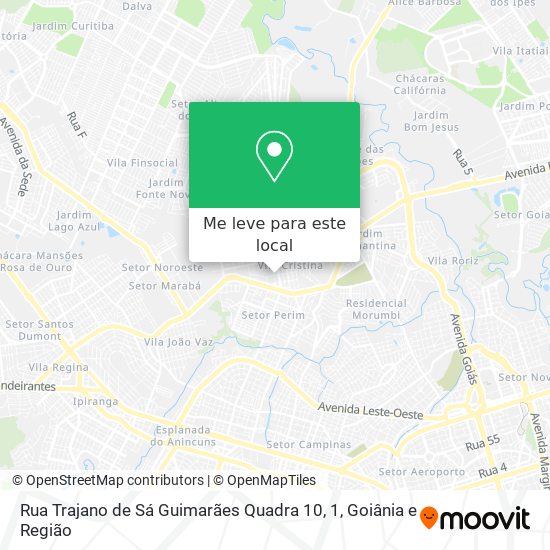 Rua Trajano de Sá Guimarães Quadra 10, 1 mapa