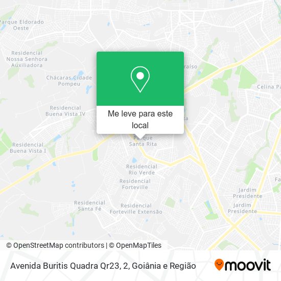 Avenida Buritis Quadra Qr23, 2 mapa