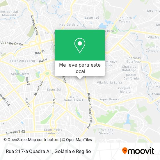 Rua 217-a Quadra A1 mapa