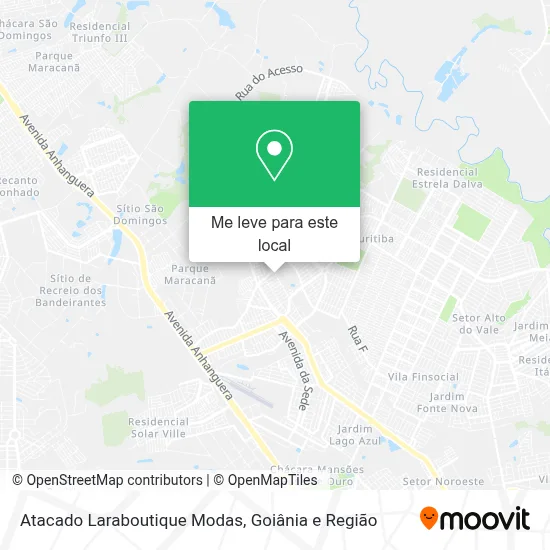 Atacado Laraboutique Modas mapa