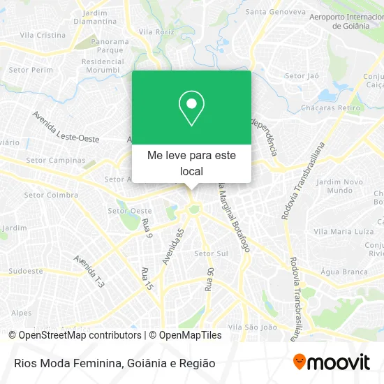 Rios Moda Feminina mapa
