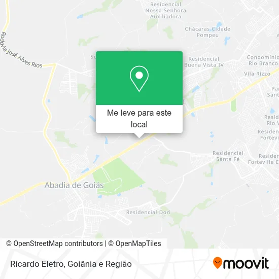 Ricardo Eletro mapa