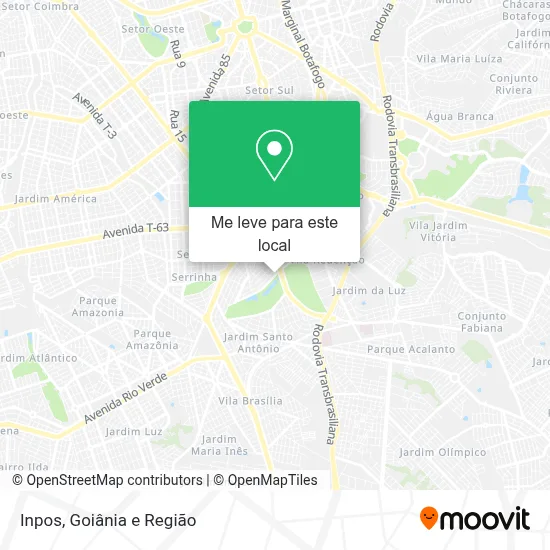 Inpos mapa