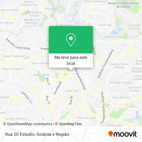 Rua 20 Estudio mapa
