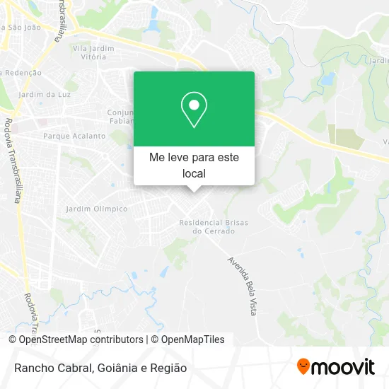 Rancho Cabral mapa