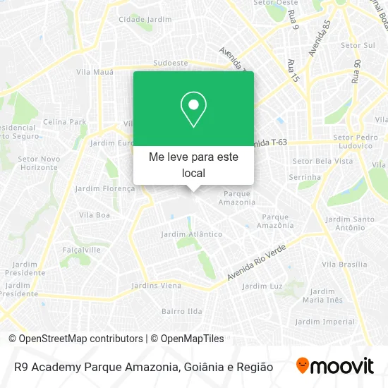 R9 Academy Parque Amazonia mapa