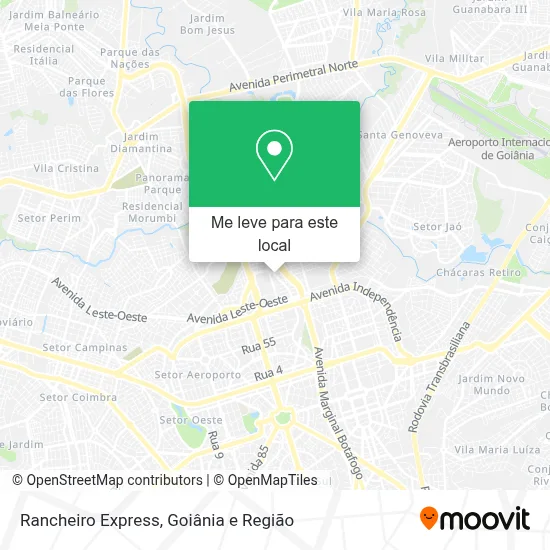 Rancheiro Express mapa