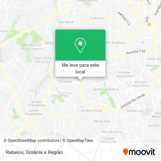Rabelos mapa