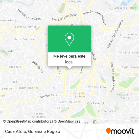 Casa Afeto mapa