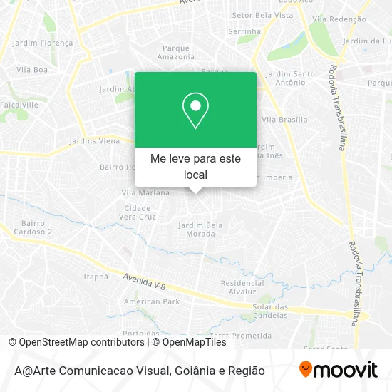 A@Arte Comunicacao Visual mapa