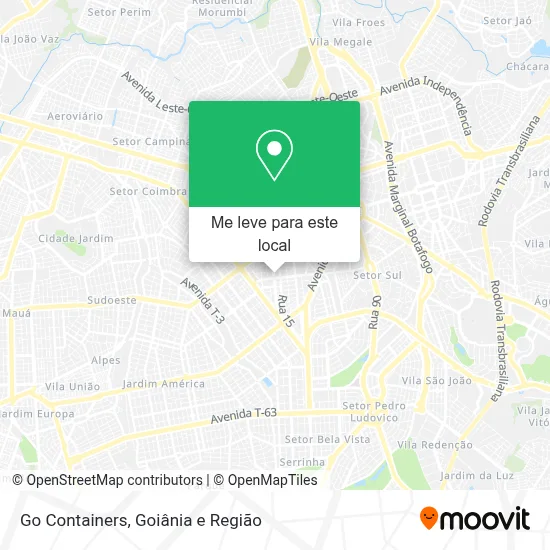 Go Containers mapa