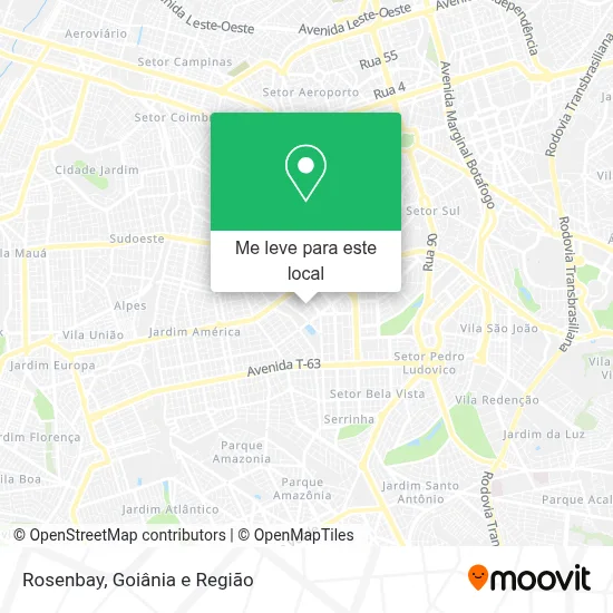 Rosenbay mapa