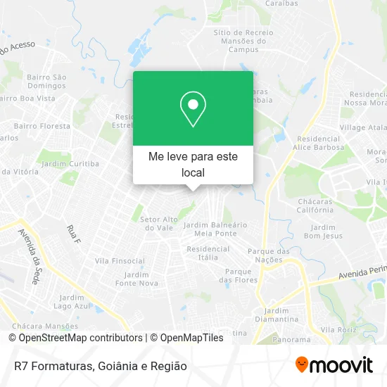 R7 Formaturas mapa