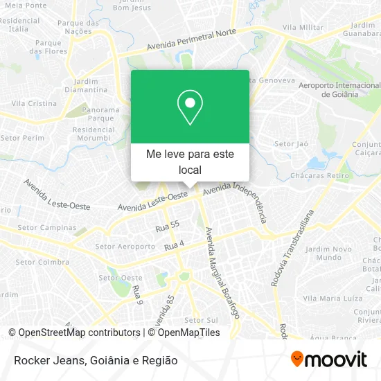 Rocker Jeans mapa