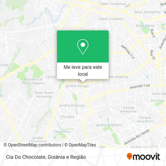 Cia Do Chocolate mapa
