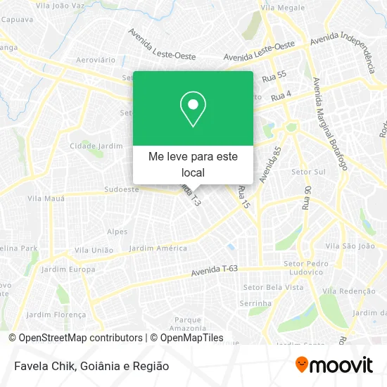 Favela Chik mapa