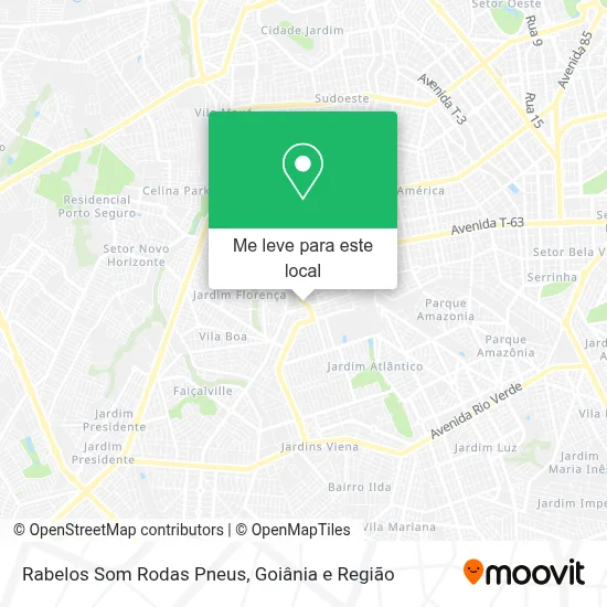 Rabelos Som Rodas Pneus mapa