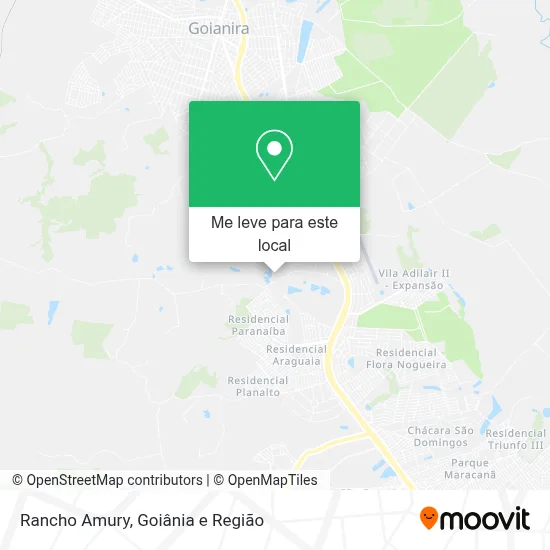 Rancho Amury mapa