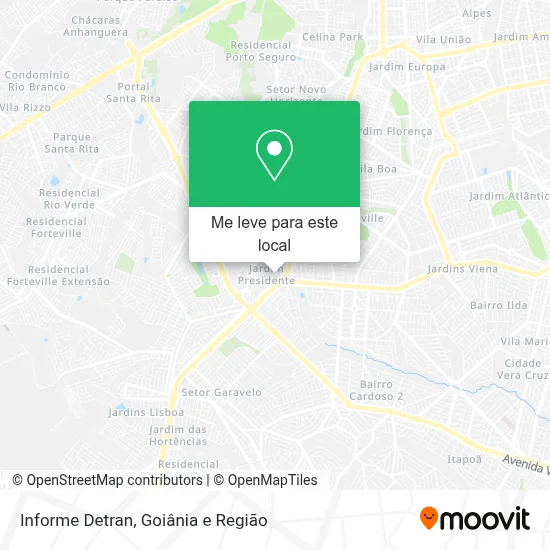 Informe Detran mapa